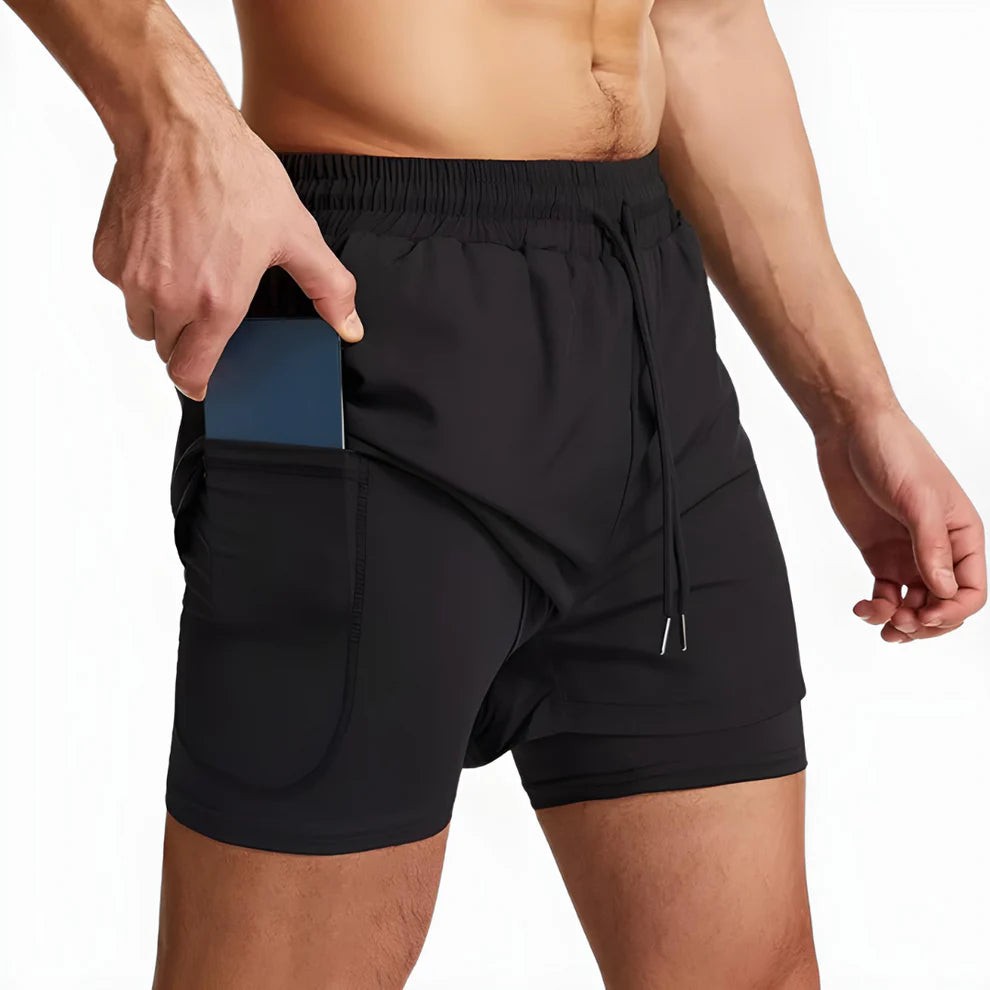 VANGUARD – 2 in 1 Running Shorts