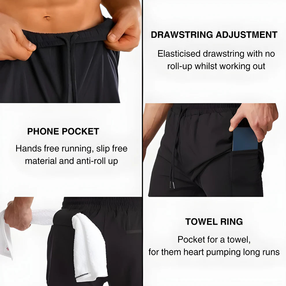 VANGUARD – 2 in 1 Running Shorts