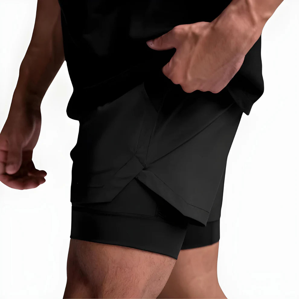 VANGUARD – 2 in 1 Running Shorts